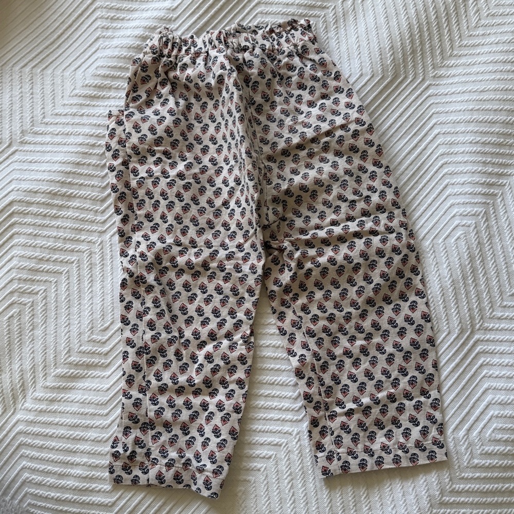 Zara Patterned Drawstring Pants - Picture 2 of 2